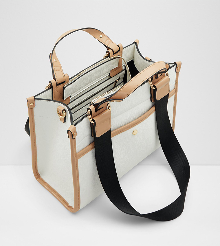 ADALUNA Contrast Trim Satchel Bag