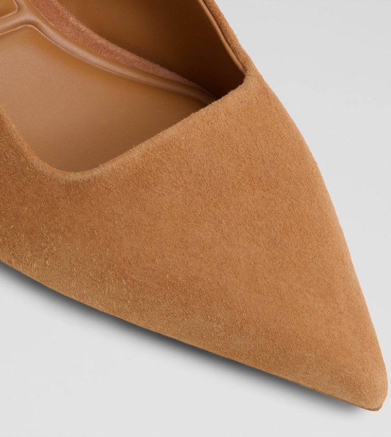 ADAN Pointed Toe Slingback Pumps