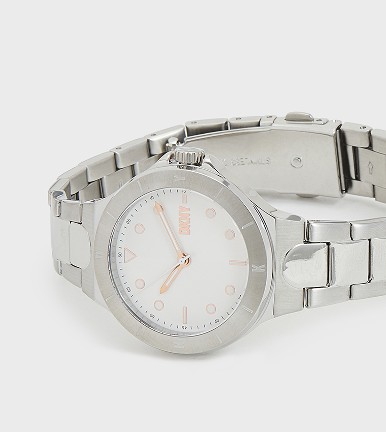 CHAMBERS Silver Dial Analog Watch