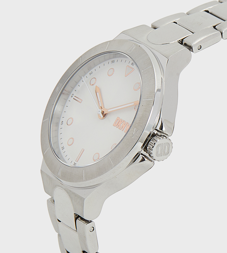 CHAMBERS Silver Dial Analog Watch