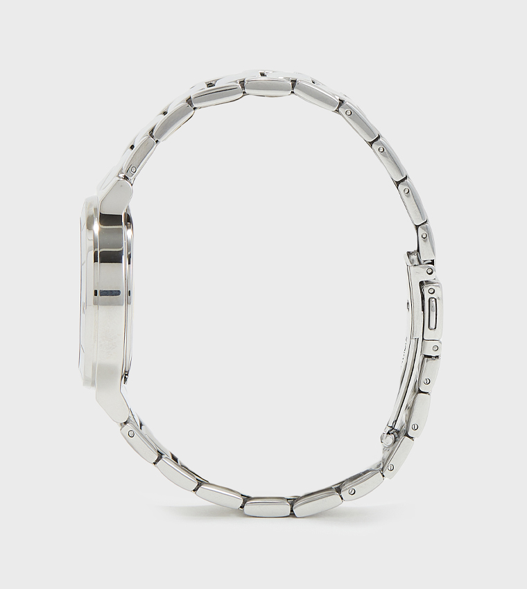 CHAMBERS Silver Dial Analog Watch