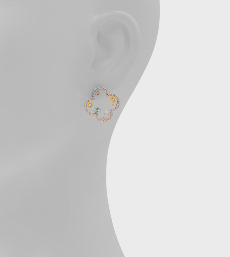 ADELINNE Embellished Stud Earrings