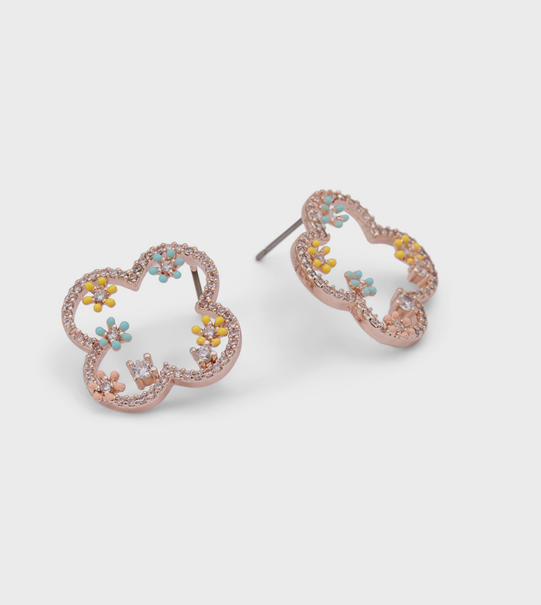 ADELINNE Embellished Stud Earrings