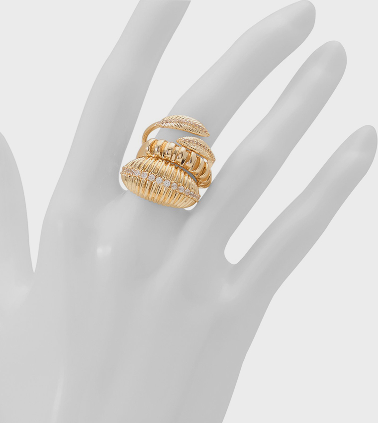 ADERAGAN Multipack Gold Tone Rings