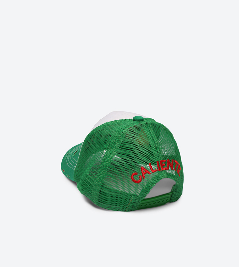 Buy Caliente Abu Dhabi Embroidered Cap Green ADGW1 In Green 6thStreet