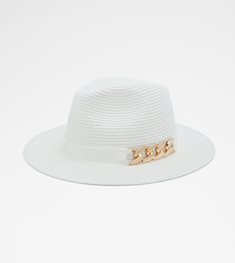 ADRAMAVER Chain Detail Fedora Hat