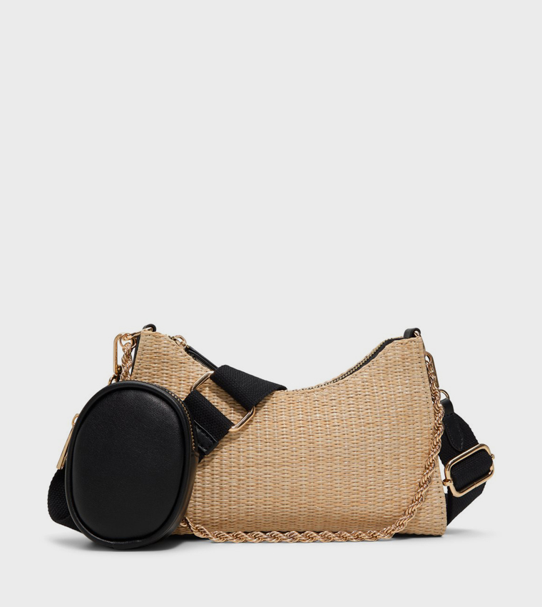 ADREDDIA Straw Crossbody Bag