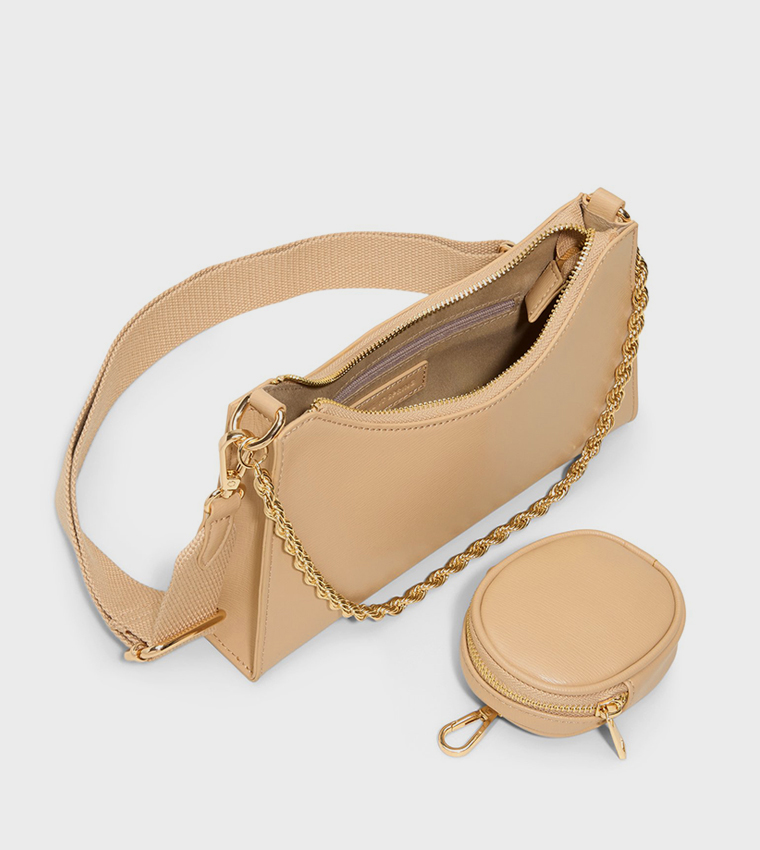 ADREDDIA Crossbody Bag with Coin Pouch