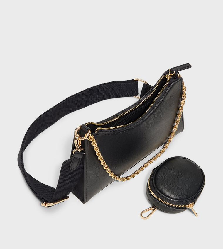 ADREDDIA Textured Crossbody Bag