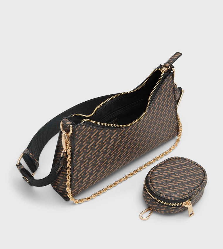 ADREDDIA Printed Crossbody Bag with Pouch