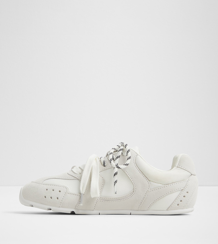ADRELIA Lace-Up Denim Sneakers