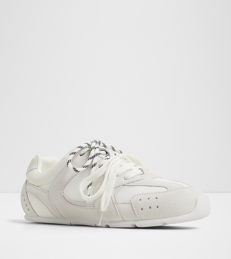 ADRELIA Lace-Up Denim Sneakers