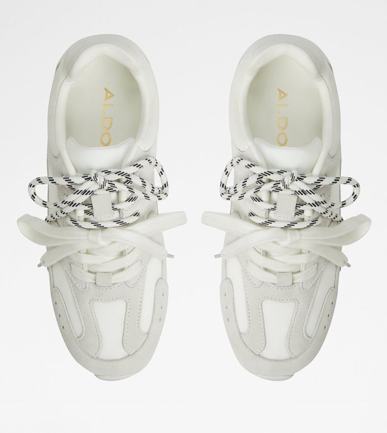 ADRELIA Lace-Up Denim Sneakers