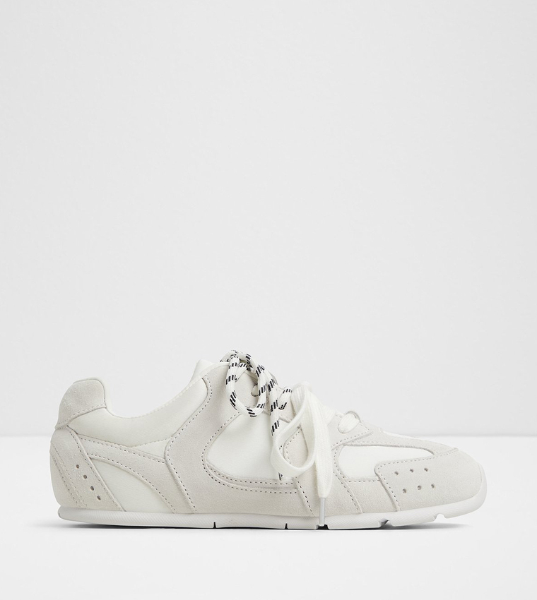 ADRELIA Lace-Up Denim Sneakers