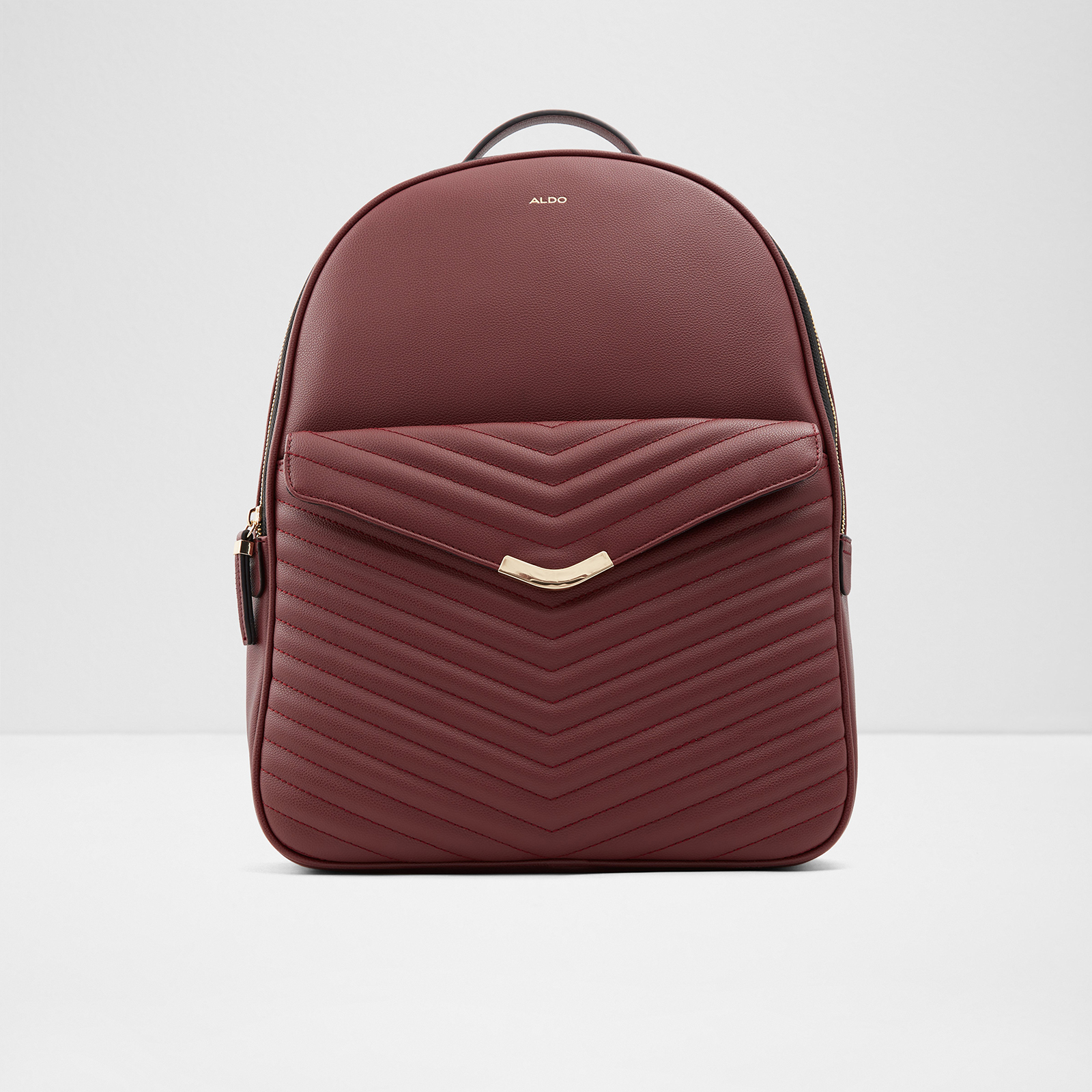aldo red backpack