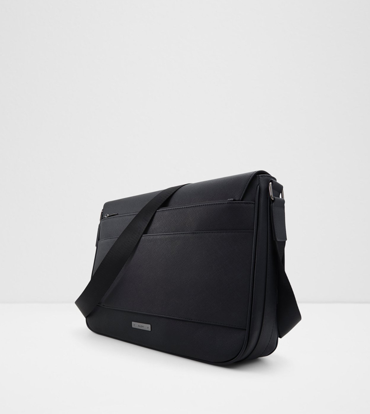 Buy Aldo AFENDANNOR Textured Messenger Bag In Black 6thStreet Bahrain