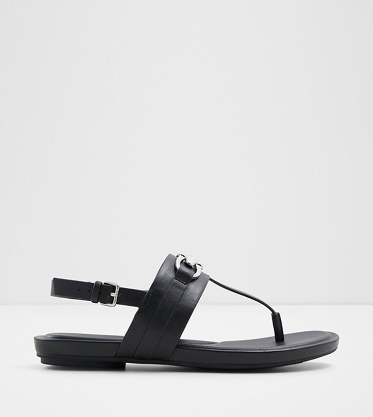 Buy Aldo AFOETHA T Strap Flat Sandals In Black 6thStreet Bahrain