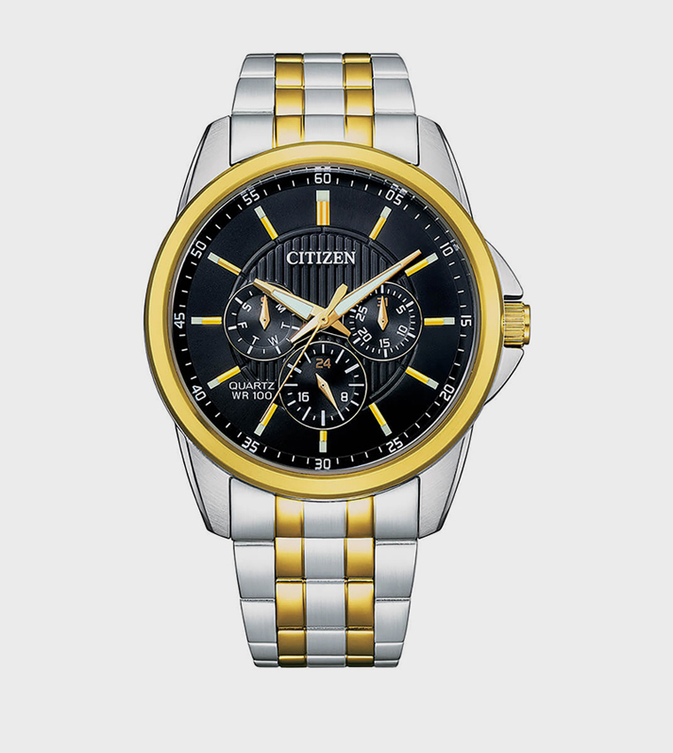 Multifunction Day and Date Quartz Watch