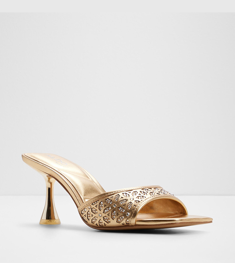 AGACIE Cut-Out Detail Heel Sandals