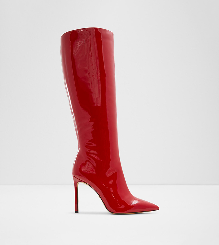 Red booties aldo store