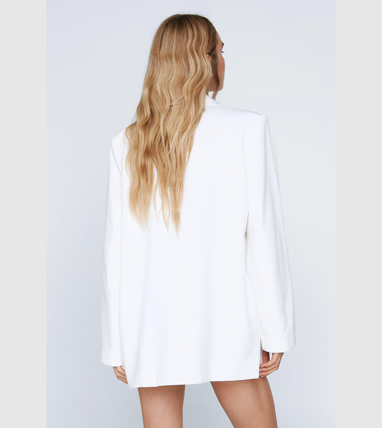 Nasty gal white blazer hot sale dress