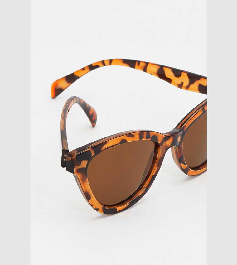 Buy Nasty Gal So Shady Tortoiseshell Cat Eye Sunglasses In Brown