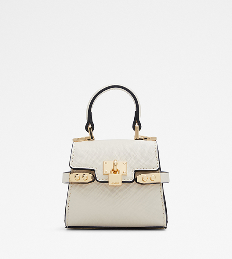 AGRIOLA Textured Top Handle Mini Bag