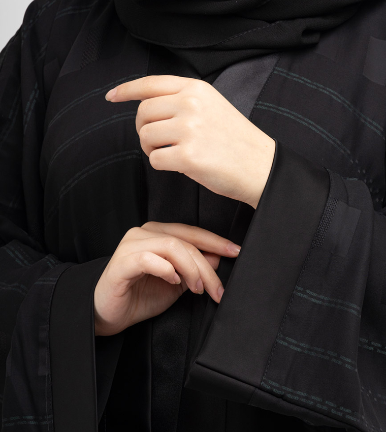 Self Design Casual Abaya with Matching Sheila