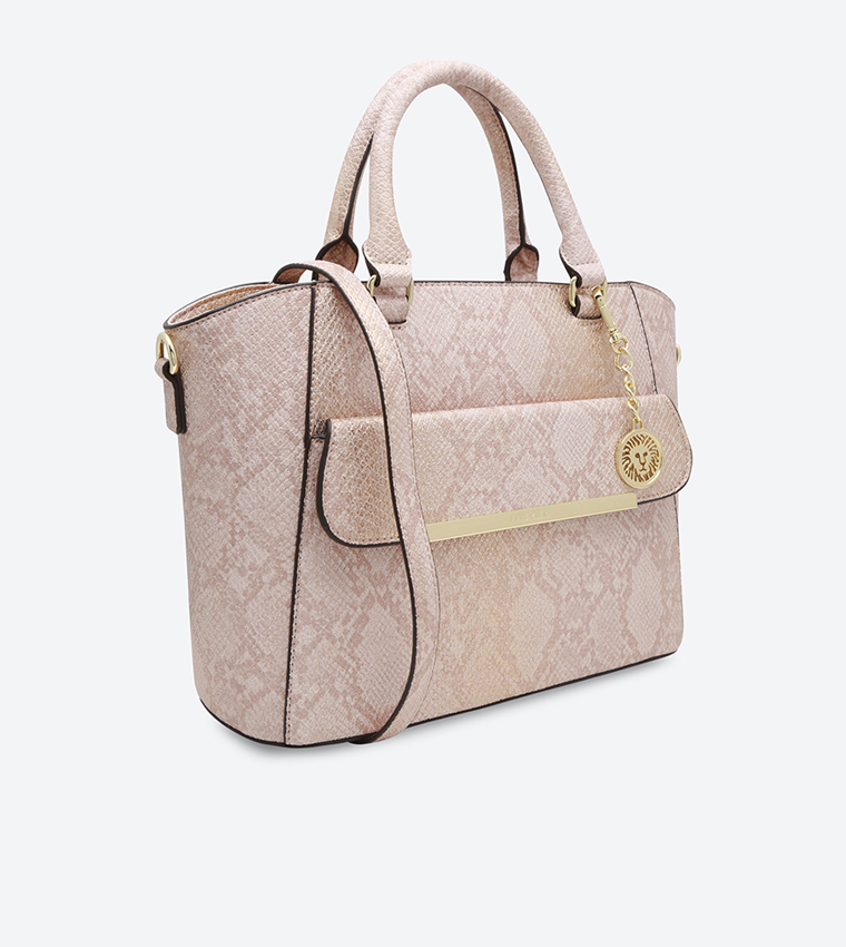 Buy Anne Klein Classic Revival Tote Bag Rose Gold In Rose Gold 6thStreet UAE