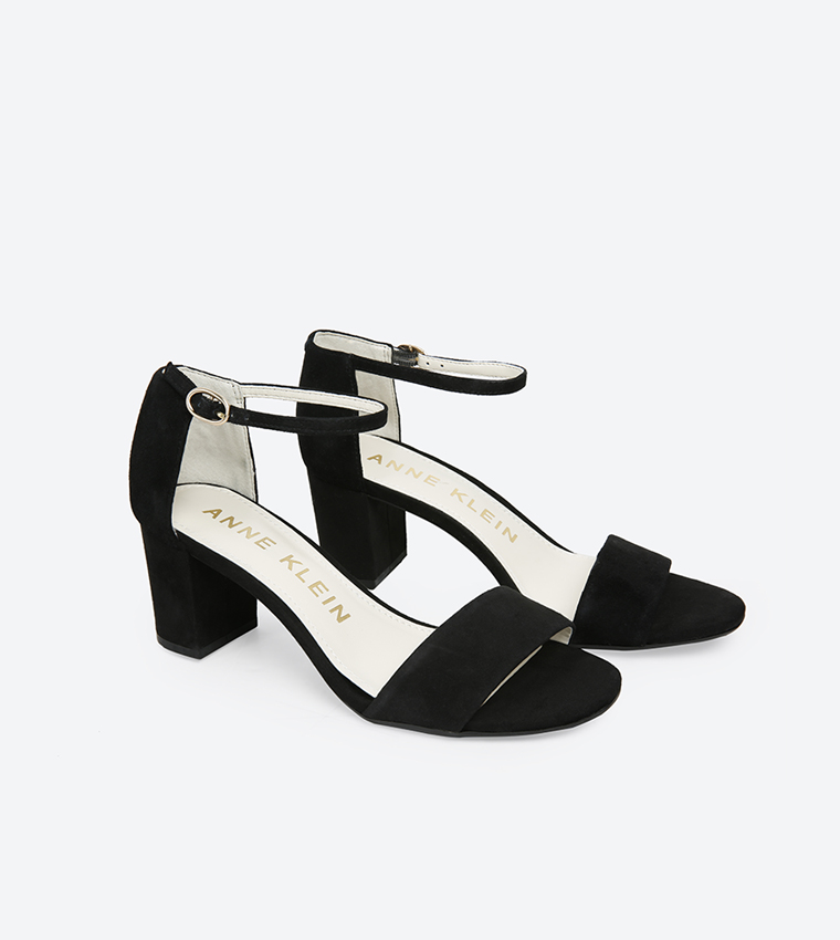 Anne klein hot sale black sandals