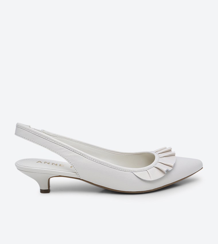 Buy Anne Klein Elanore Pointed Pumps Off White In Off White 6thStreet Oman