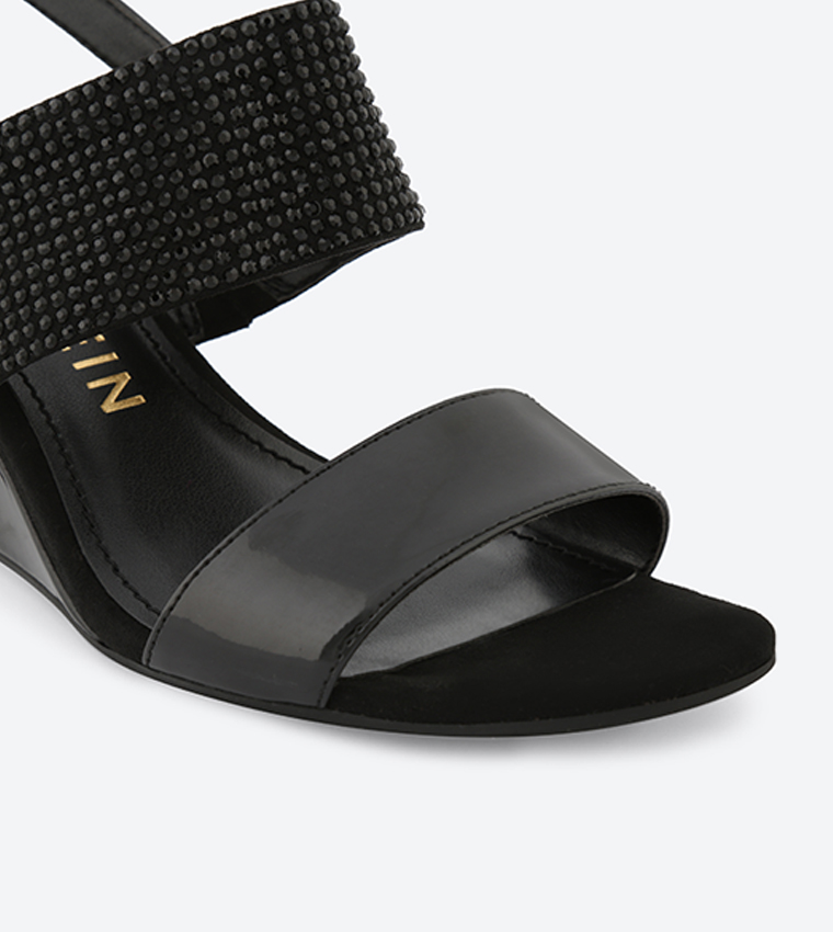 Buy Anne Klein Elisha Wedges Black In Black 6thStreet Bahrain