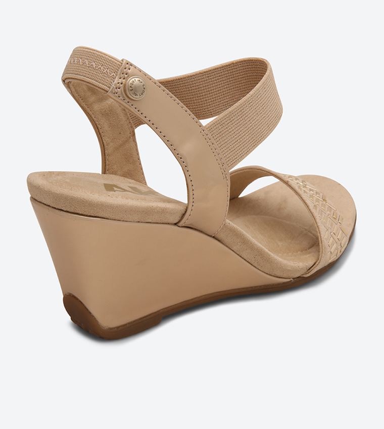 Buy Anne Klein Love Me Wedge Natural Sandals In Natural 6thstreet Uae