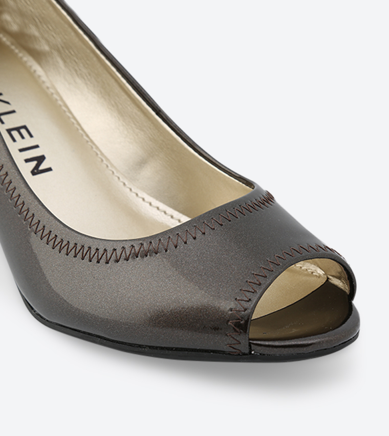 Anne klein meredith peep clearance toe pumps