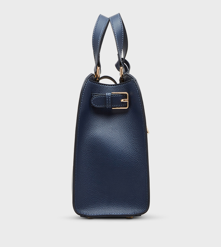 Textured Satchel Bag