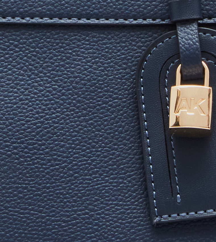 Textured Satchel Bag