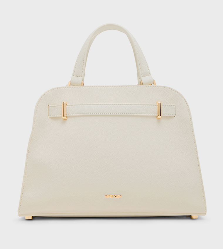 Textured Satchel Bag