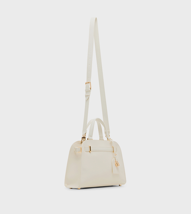 Textured Satchel Bag