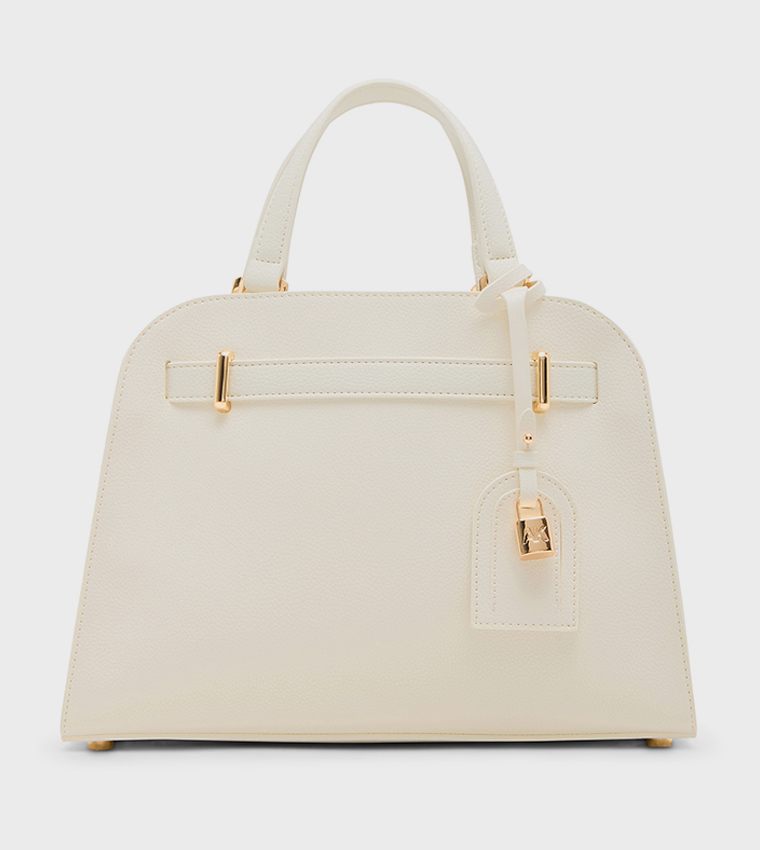 Textured Satchel Bag