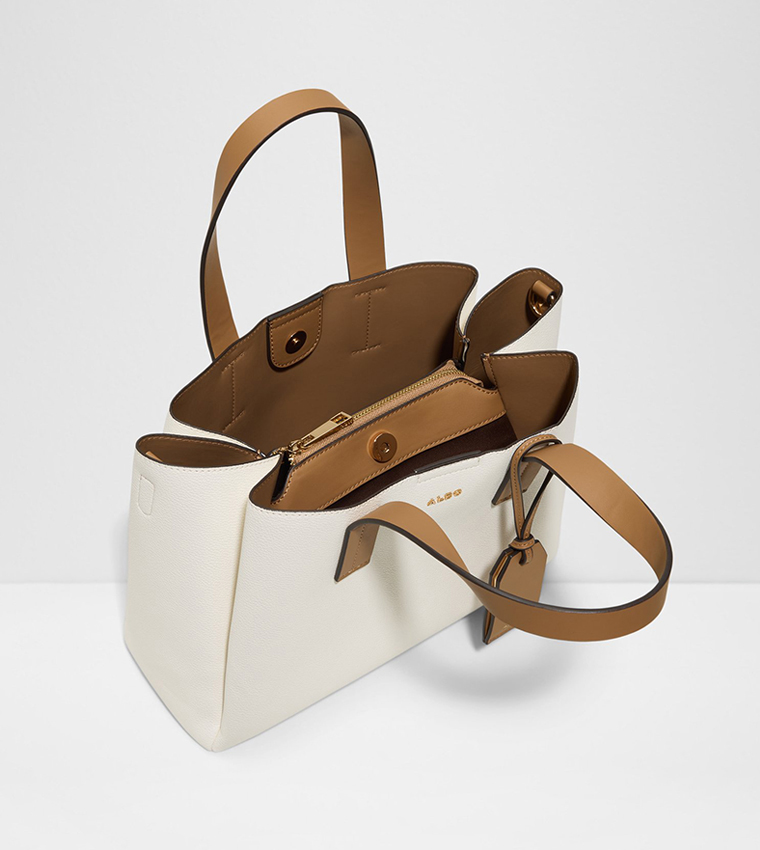 AKILAH Textured Satchel Bag