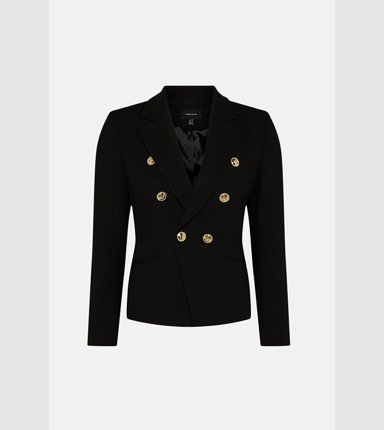 Military tailored deals button blazer