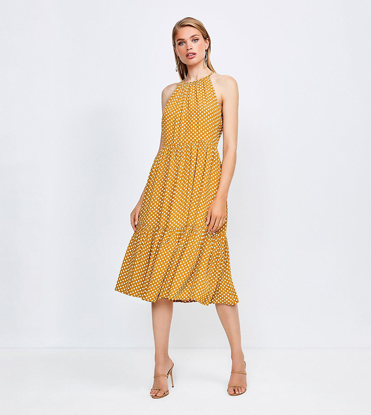 chinese dress ladies Karen Millen - Floral Lace Midi Dress main image 0