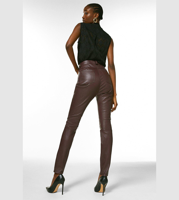 Stretch Leather Legging | Karen Millen