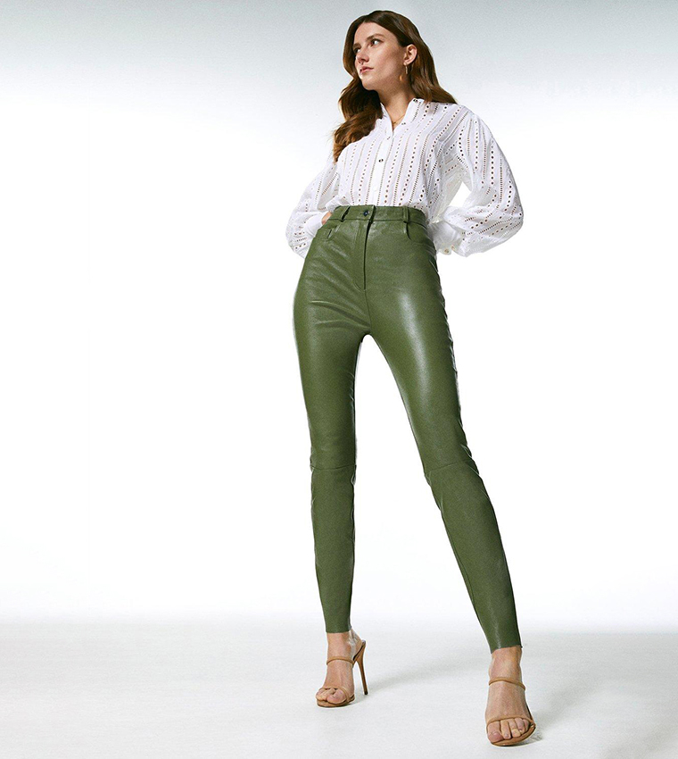 Stretch Leather Legging | Karen Millen