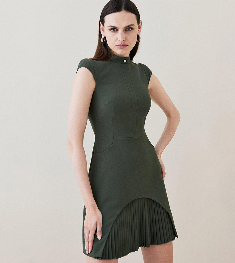 Military Tailored Mini Dress