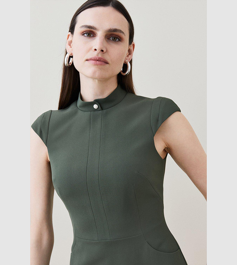 Military Tailored Mini Dress