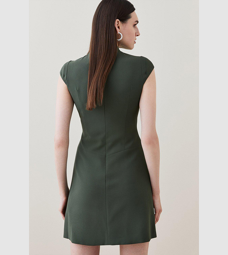 Military Tailored Mini Dress