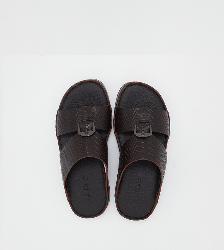Logo Embossed Comfort Traditional Sandals