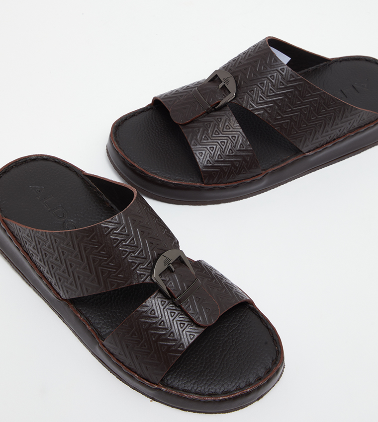 Logo Embossed Comfort Traditional Sandals