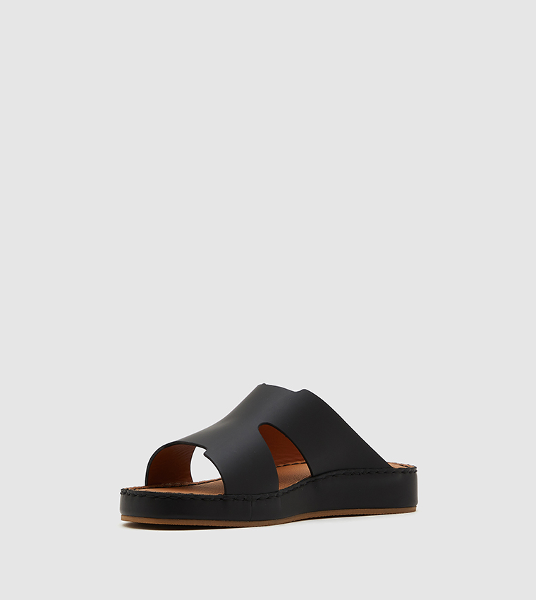 Solid Flat Comfort Sandals